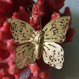 Vintage butterfly brooch